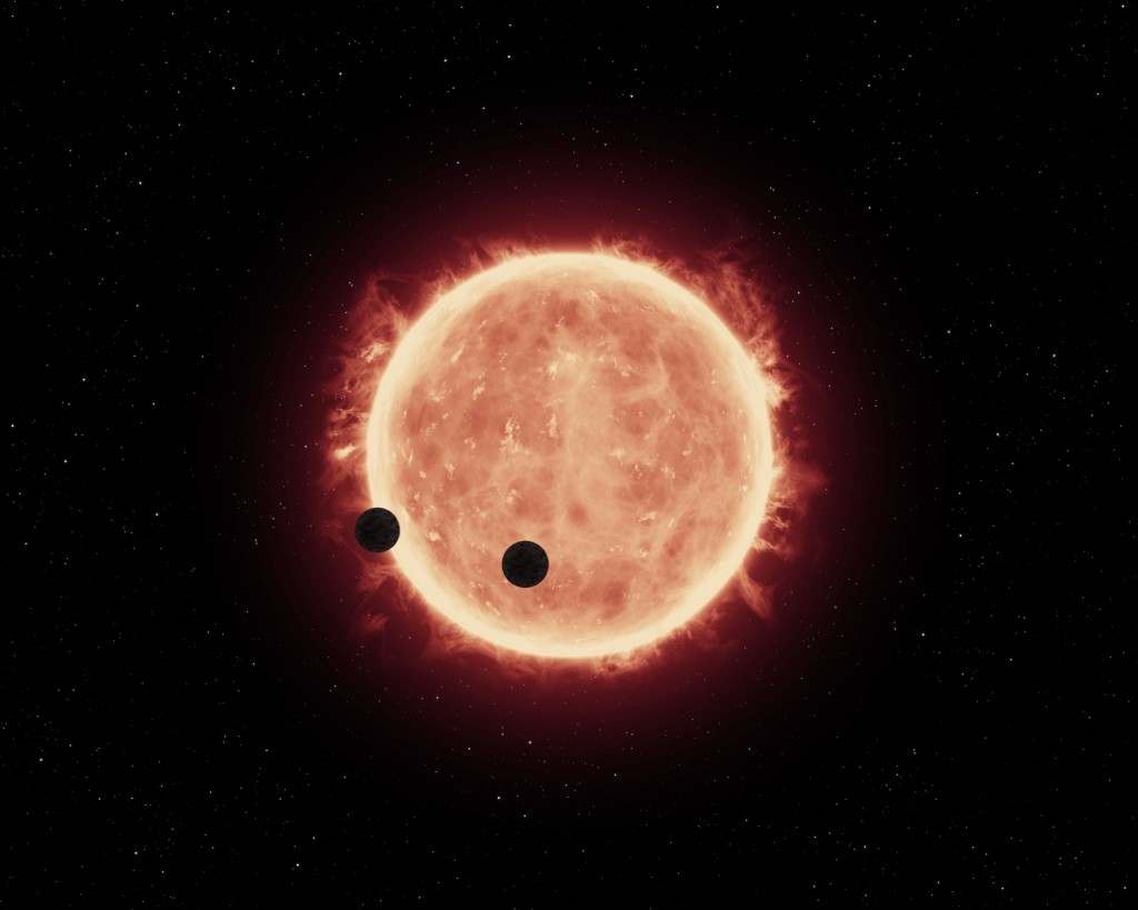 TRAPPIST-1 double transit