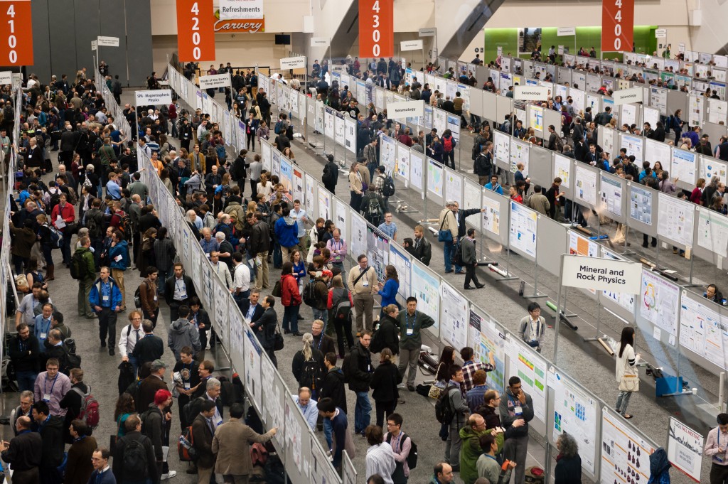 AGU Fall meeting 2016 poster hall